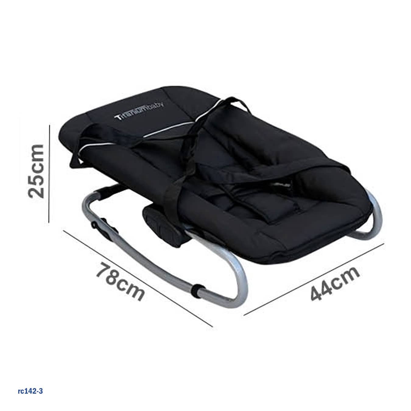 كرسي الارتداد الناعم للرضع للنوم والجلوس - من 0 إلى 12 شهرًا | مهد خفيف مع حزام أمان - سعة 15 كجم "rc142-3"