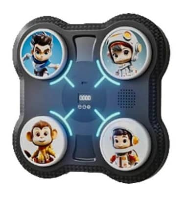 الهدف الذكي للموسيقى للأطفال - لعبة الضرب التفاعلية المعلقة على الجدار مع أضواء LED وعداد إضراب "851-5"