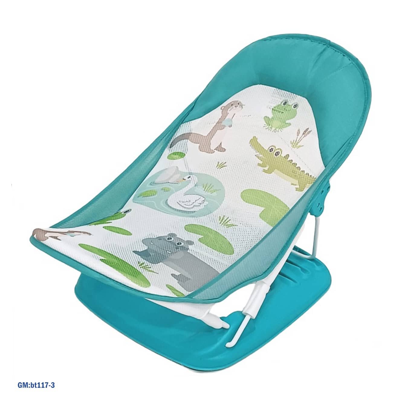 حوض استحمام الطفل الفاخر بطبعة حيوانات "bt117-3"