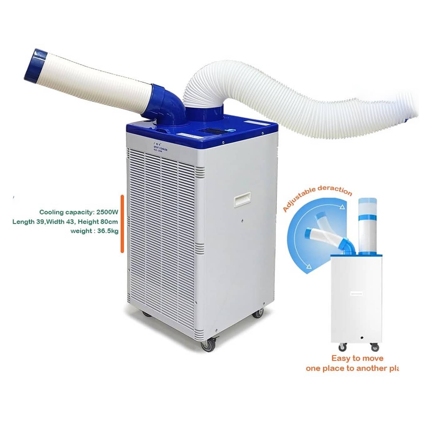 Industrial-Grade Portable Air Conditioner – 2500W Cooling Power | "KSC-25M"