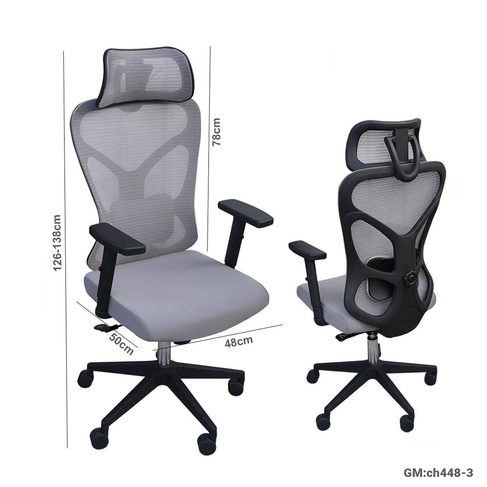 comfortable& ergonomic office chair "ch448-3"