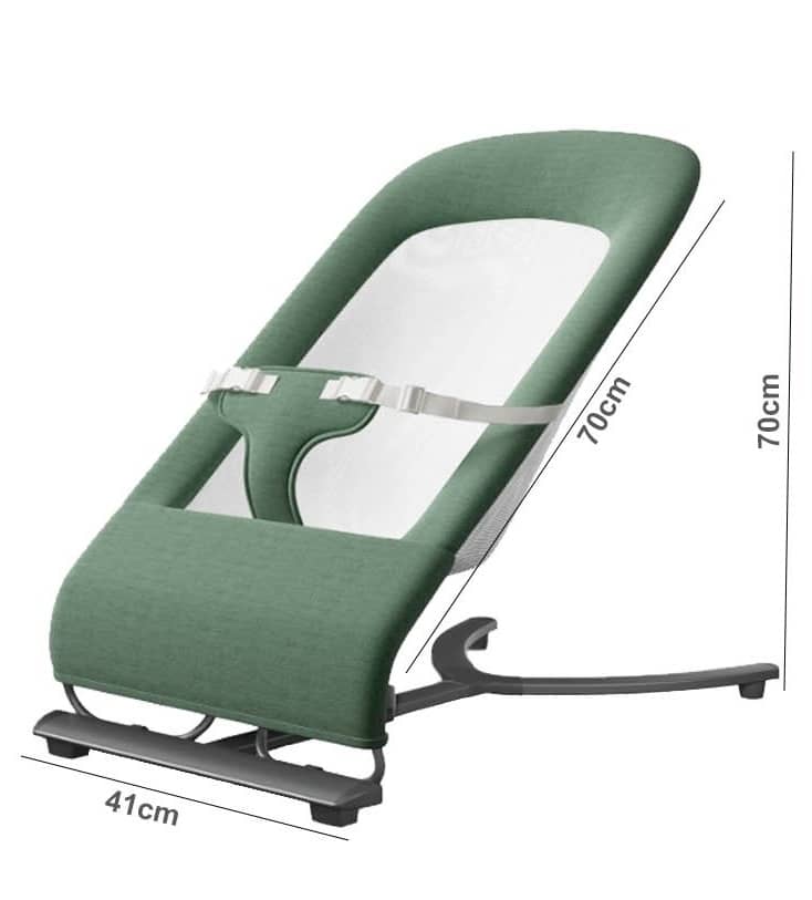 Adjustable Baby Bouncer with 3 Height Positions, 0–6 Months, Max 9 kg (rc141-3)