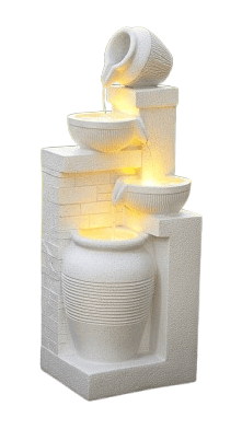 wall design waterfall fountain with led lights for home garden "2432"