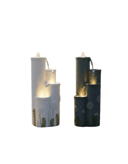 Home Decor Waterfall Fountain with LED Light for Home Garden"2452"