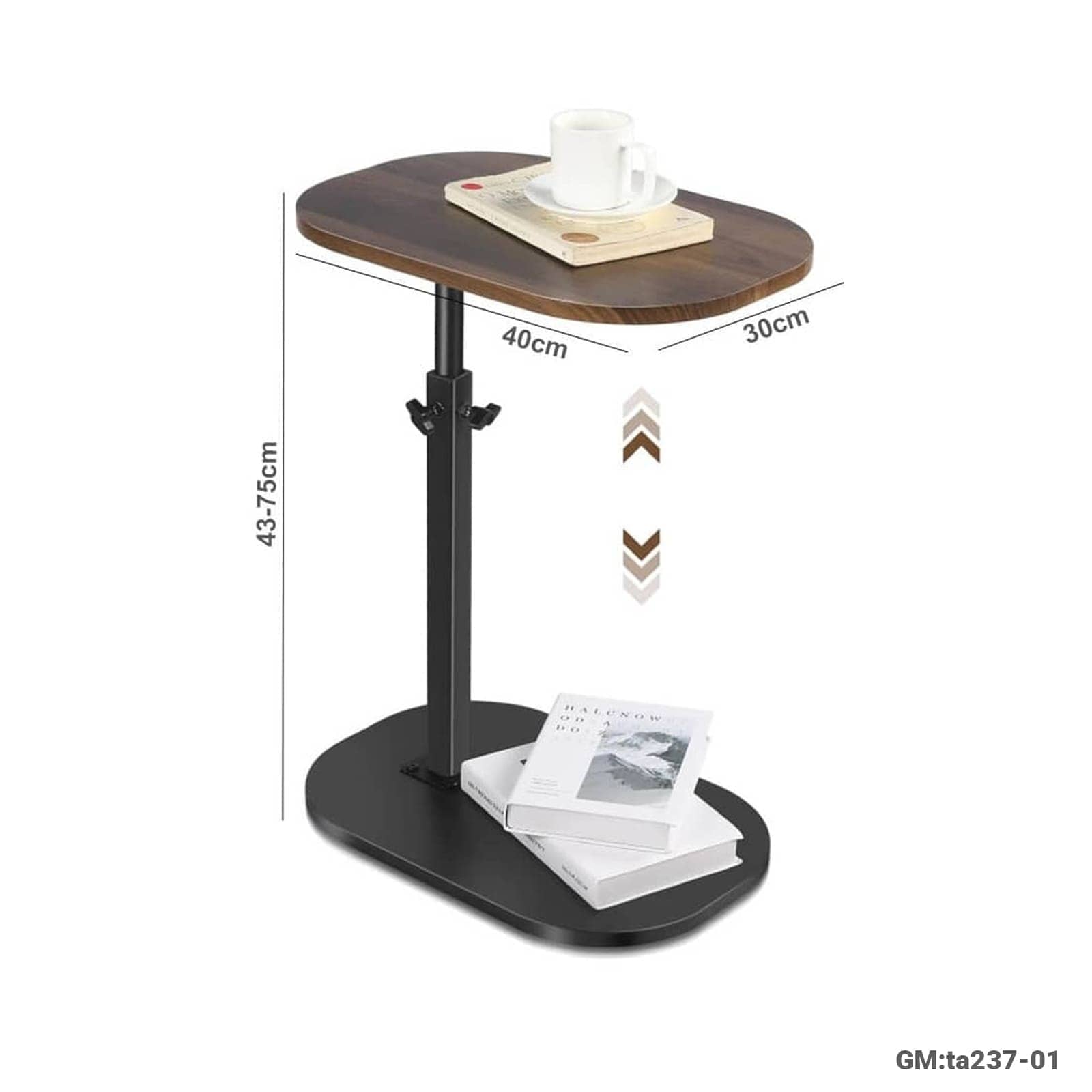 الطاولة النهائية بشكل "C" قابلة للدوران 360 درجة"ta237-01"