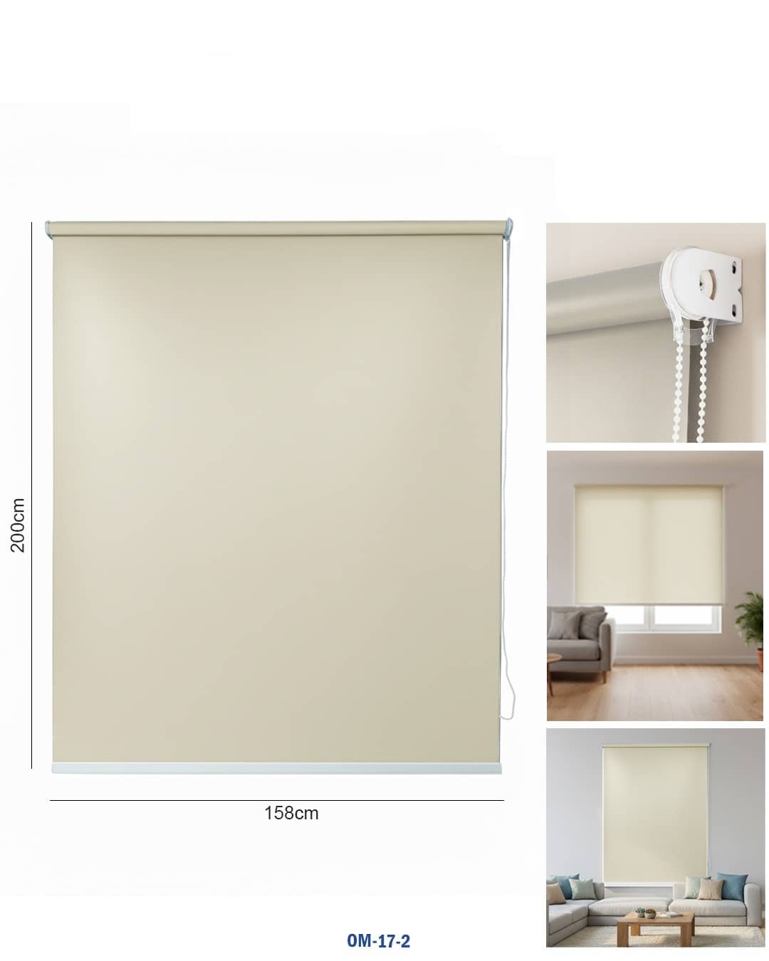 Blackout Roller Blind"om-17-2"