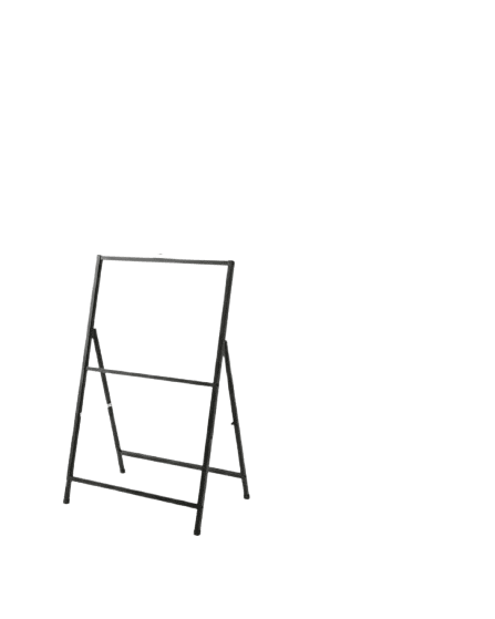 Foldable Metal Poster Advertisement Rack Stand – Lightweight, Stable & Easy to Carry"omd-47"