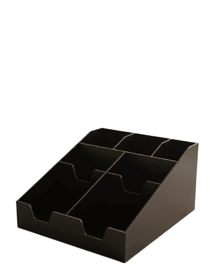 Countertop Coffee Bar Organizer Storage Box – Multi-Section Storage for a Perfect Coffee Corner"omd-46"