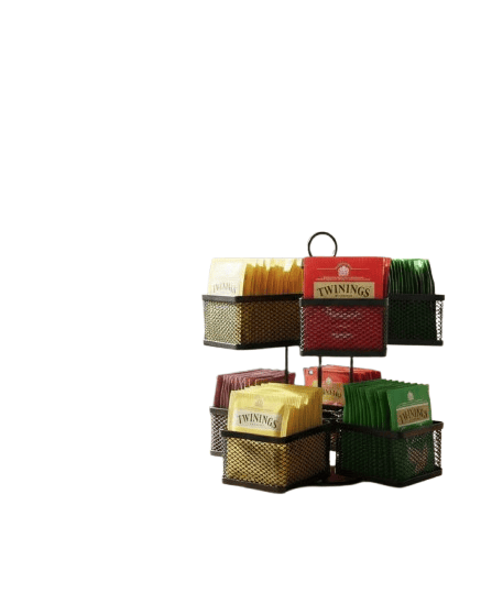 360° Rotating Tea & Coffee Bag Organizer with 8 Compartments"OMD-42"