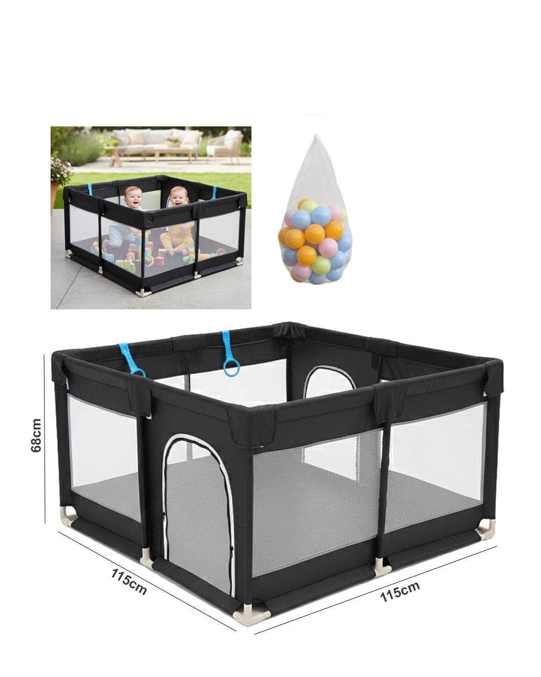 Baby Playpen with Balls"PP237-7"