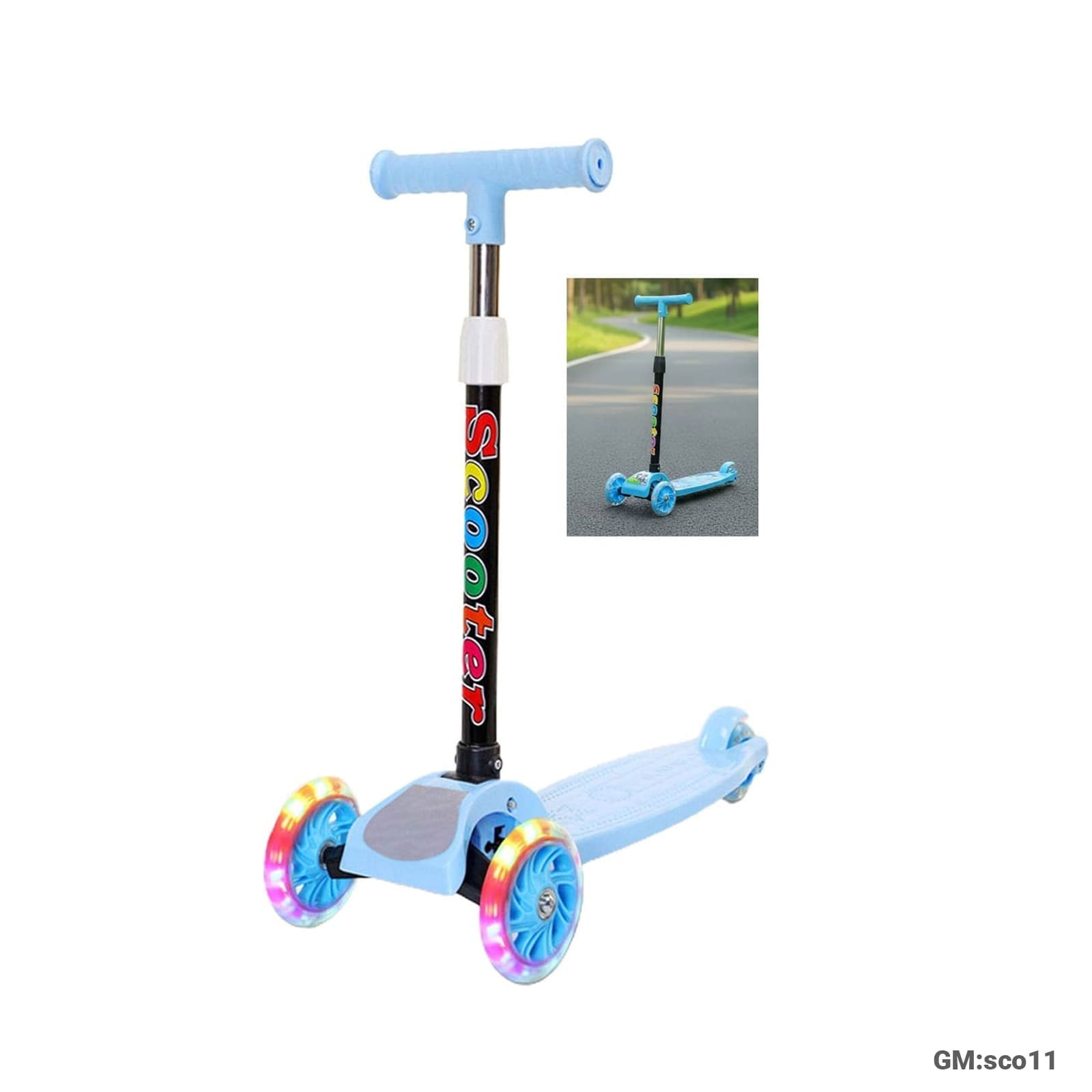 Foldable Height Adjustable 3-Wheel Children’s Scooter"SCO11"