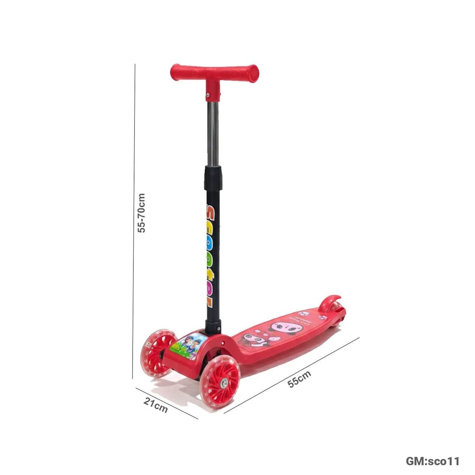 Foldable Height Adjustable 3-Wheel Children’s Scooter"SCO11"