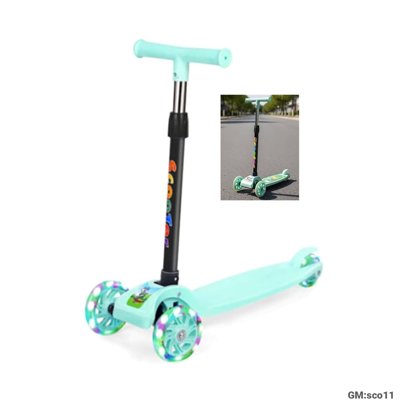 Foldable Height Adjustable 3-Wheel Children’s Scooter"SCO11"