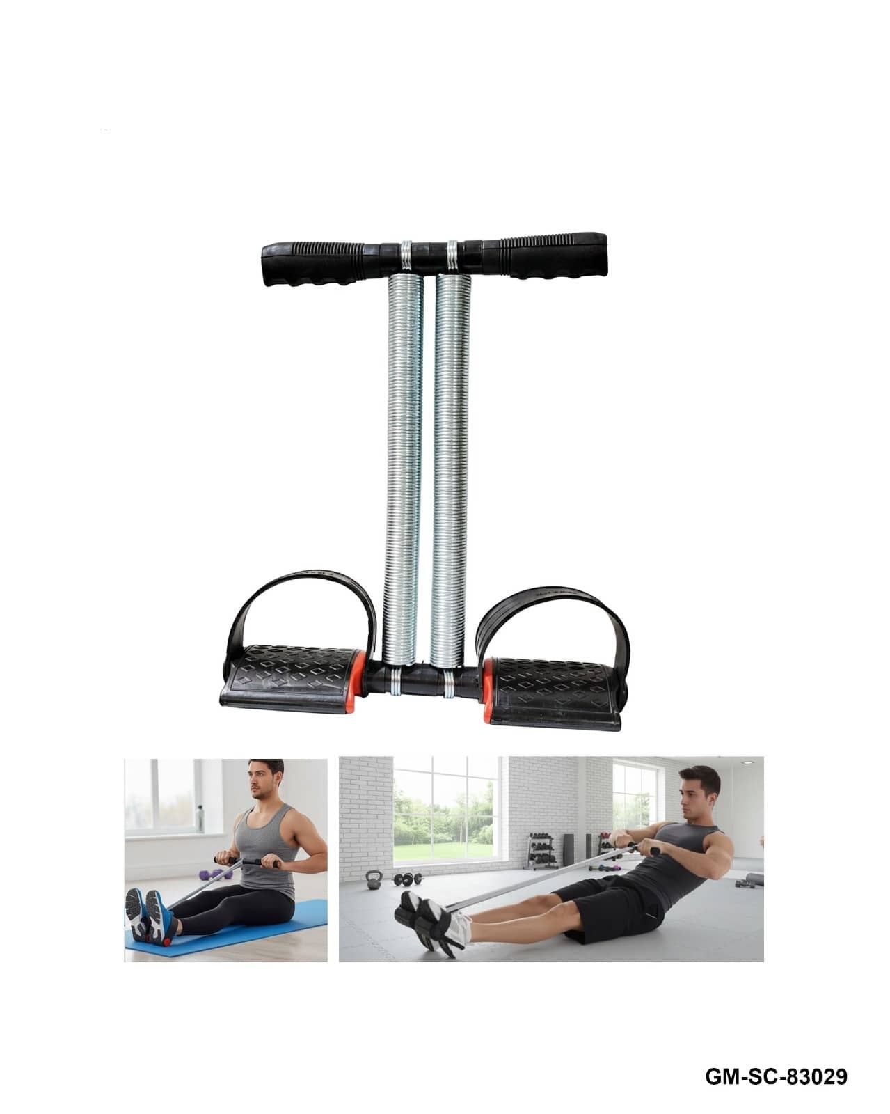 Tummy Trimmer Dual Spring – Yoga Ab Exercise Equipment"SC-83029"
