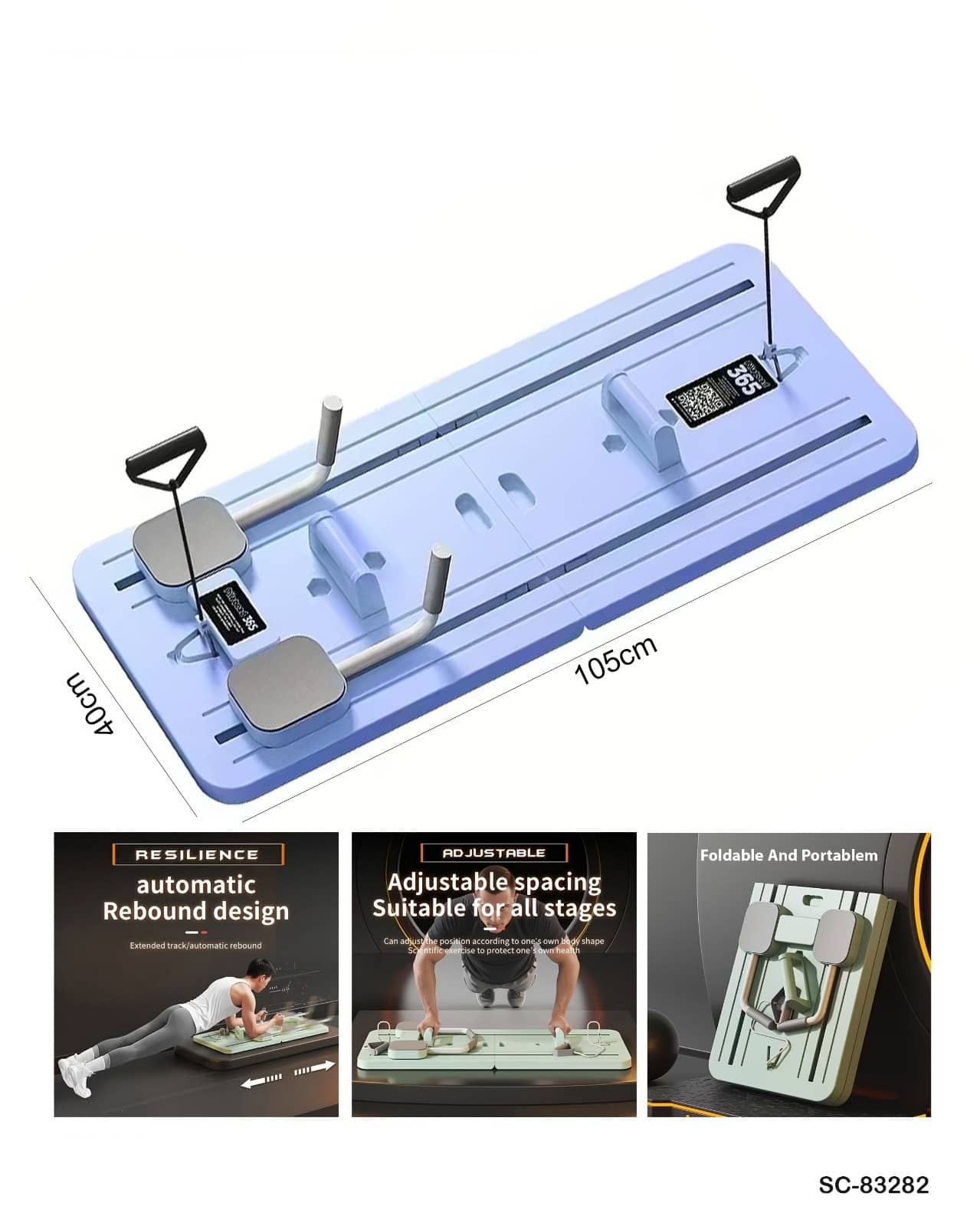 ABS Yoga Fitness Board – Abdominal & Core Strength Trainer (Foldable)"SC-83282"