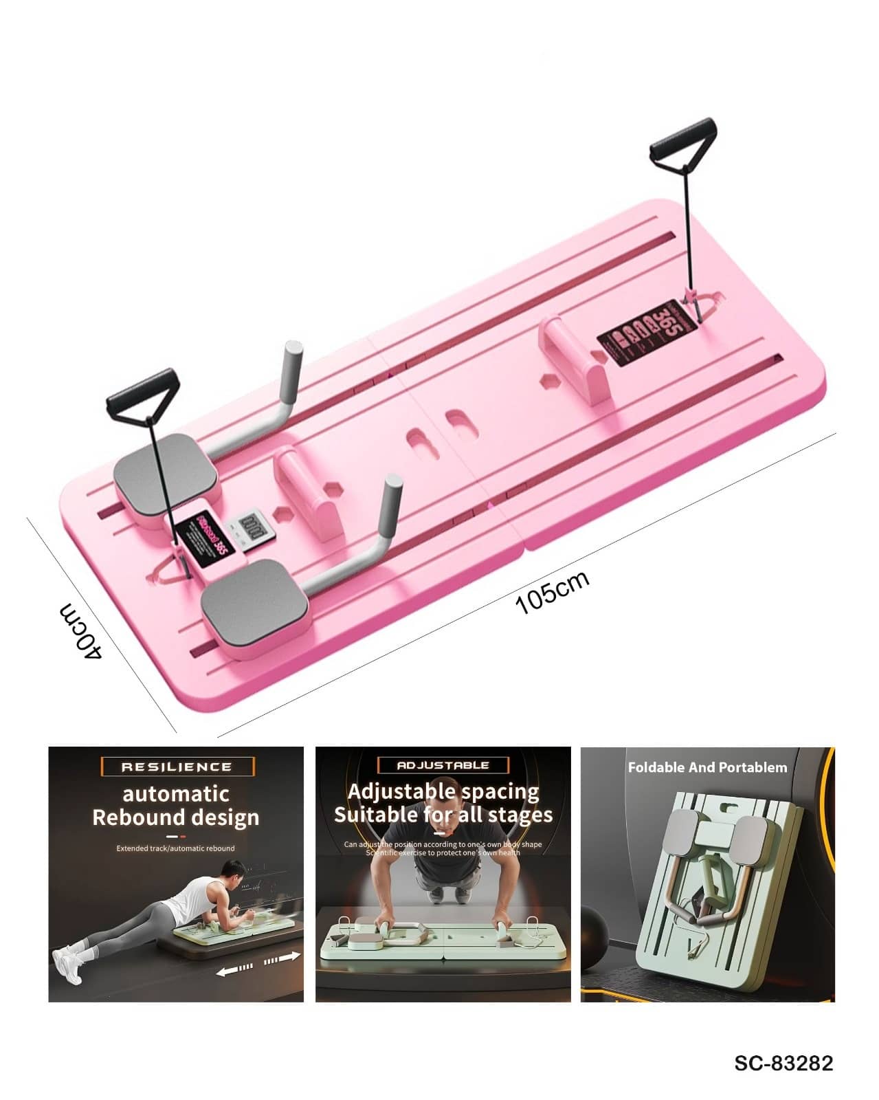 ABS Yoga Fitness Board – Abdominal & Core Strength Trainer (Foldable)"SC-83282"