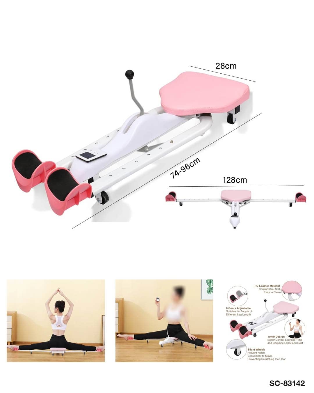 Leg Stretcher Split Machine – Adjustable Flexibility Training Equipment"SC-83142"