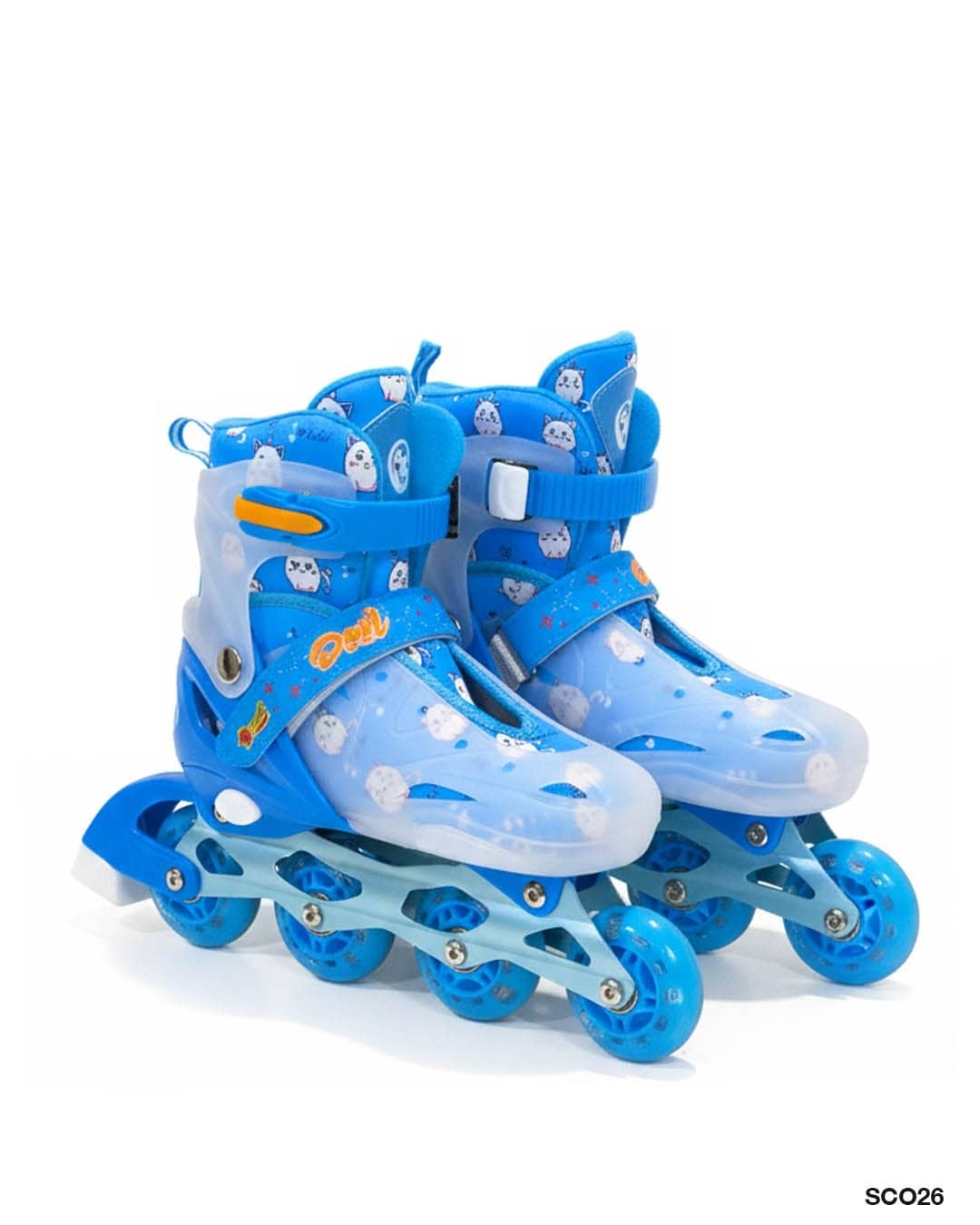 Kids Adjustable Inline Roller Skates Shoes"SCO26"