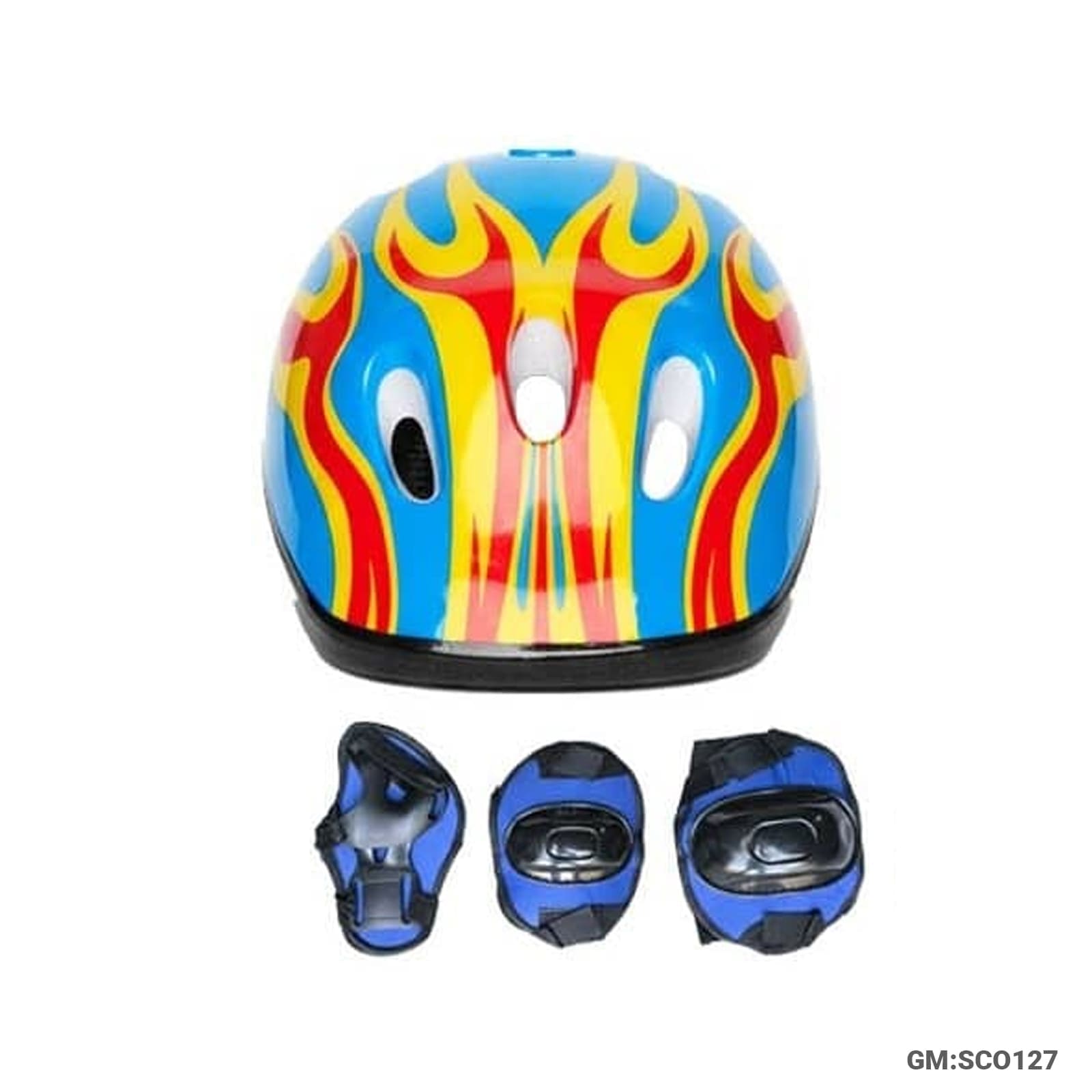 Kids Helmet for Skating & Cycling with Protective Pads (SCO127)