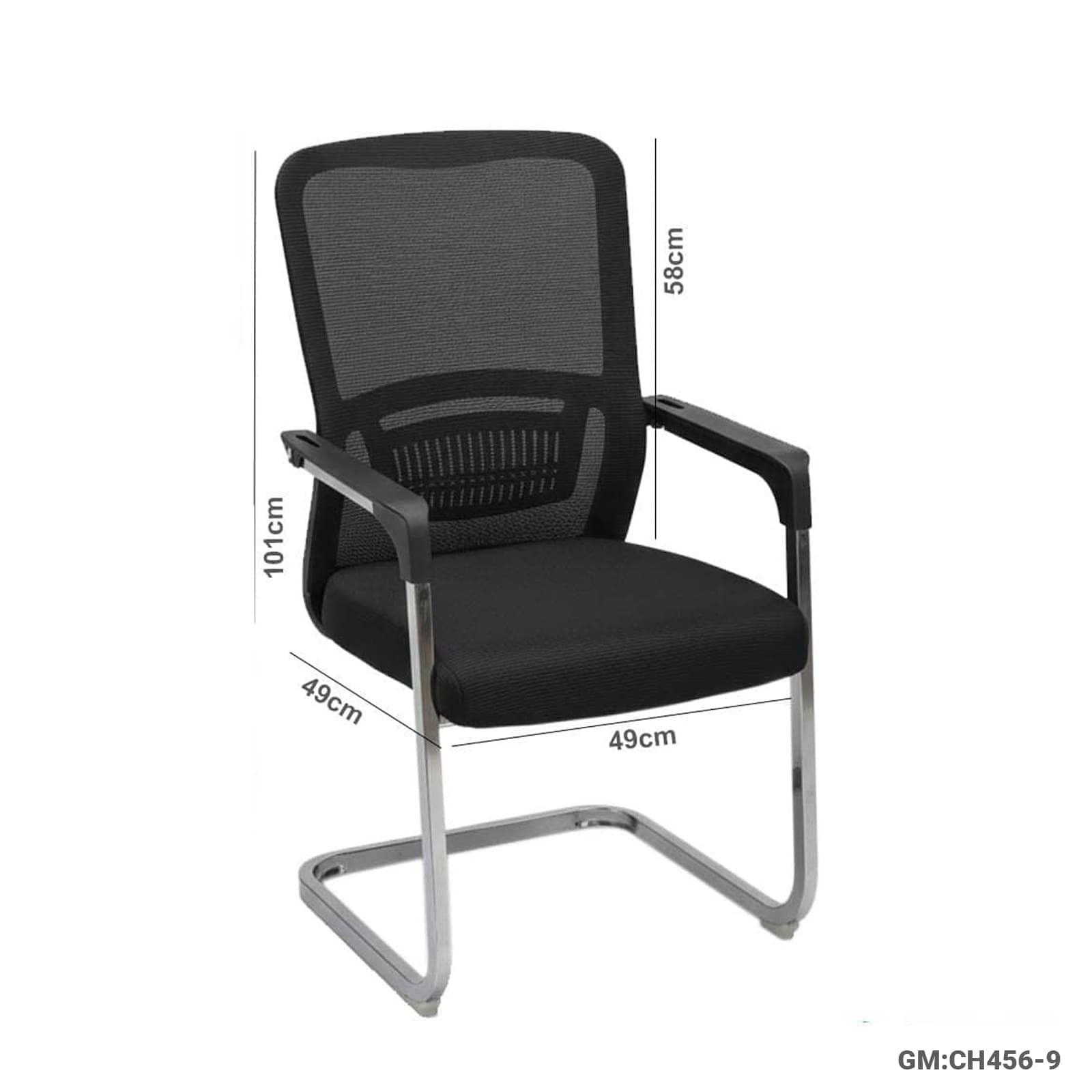 Comfortable & Ergonomic Office Chair (Cantilever Visitor Chair) – CH456-9