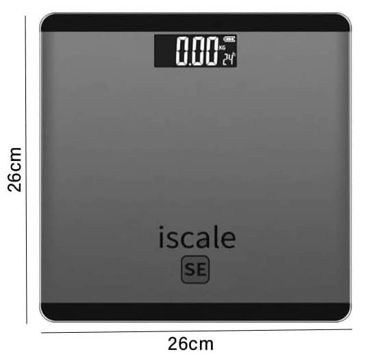 Digital Weight Scale with Temperature Display (4-Digit LCD) – SC-84148