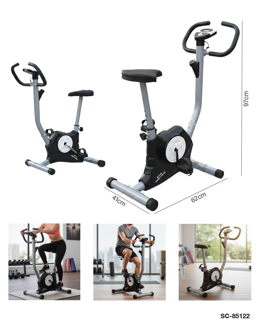 Exercise Cardio Bike with LCD Display – Chang Sport | SC-85122