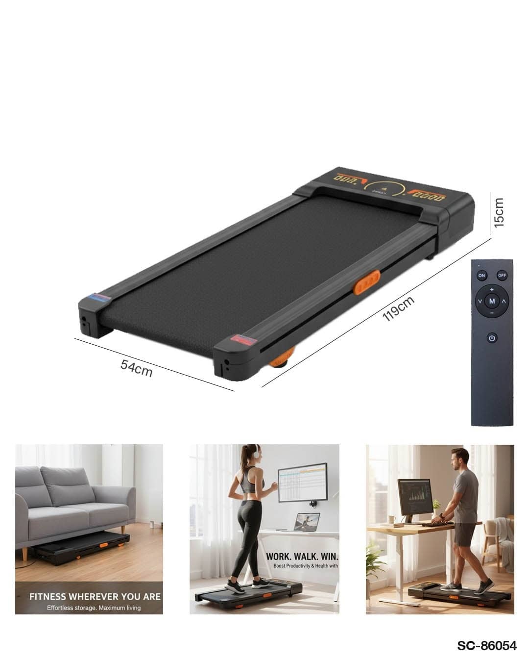 Under Desk Electric Walking Treadmill – Chang Sport | SC-86054