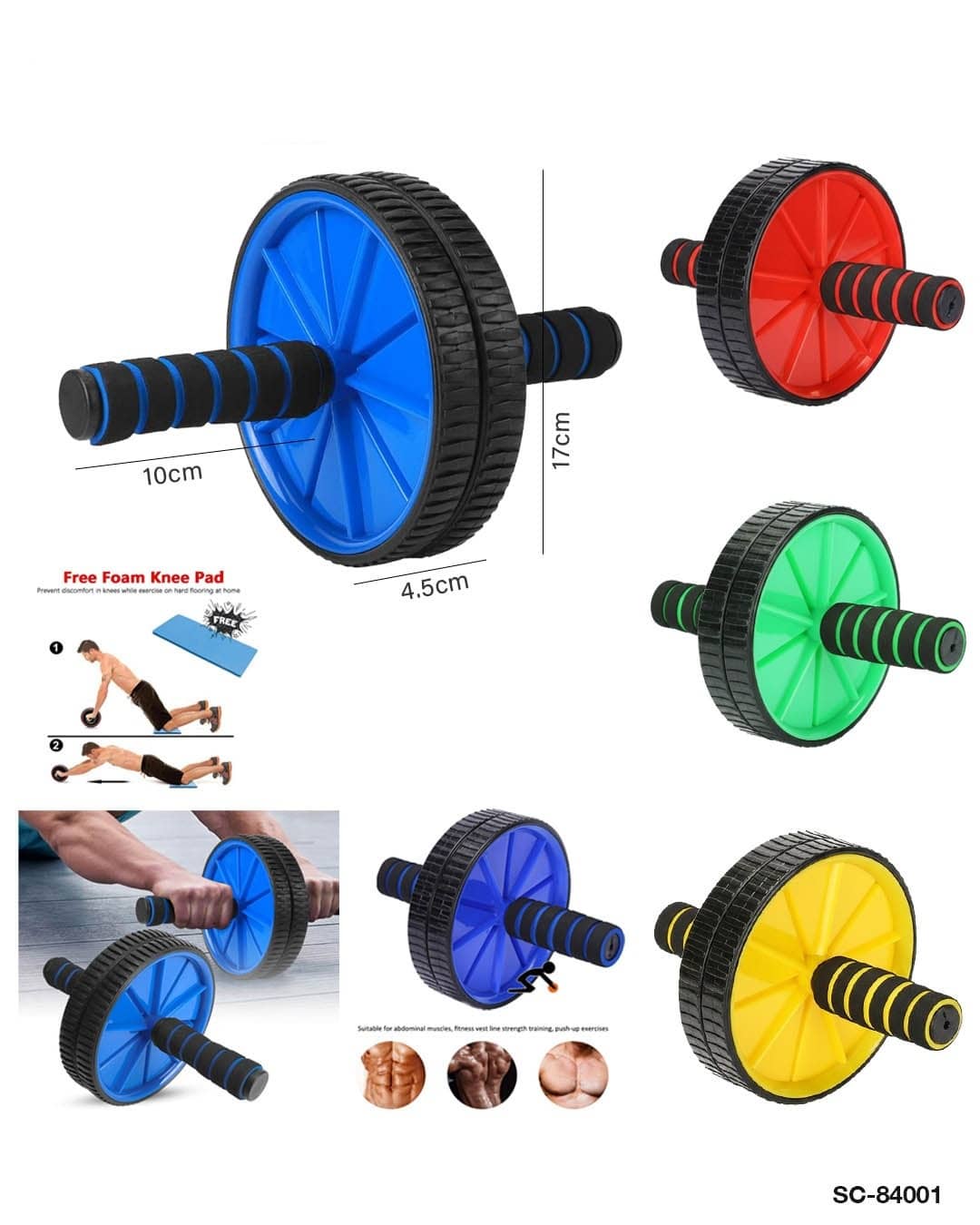 AB Wheel Roller Abdominal Exerciser – Chang Sport | SC-84001