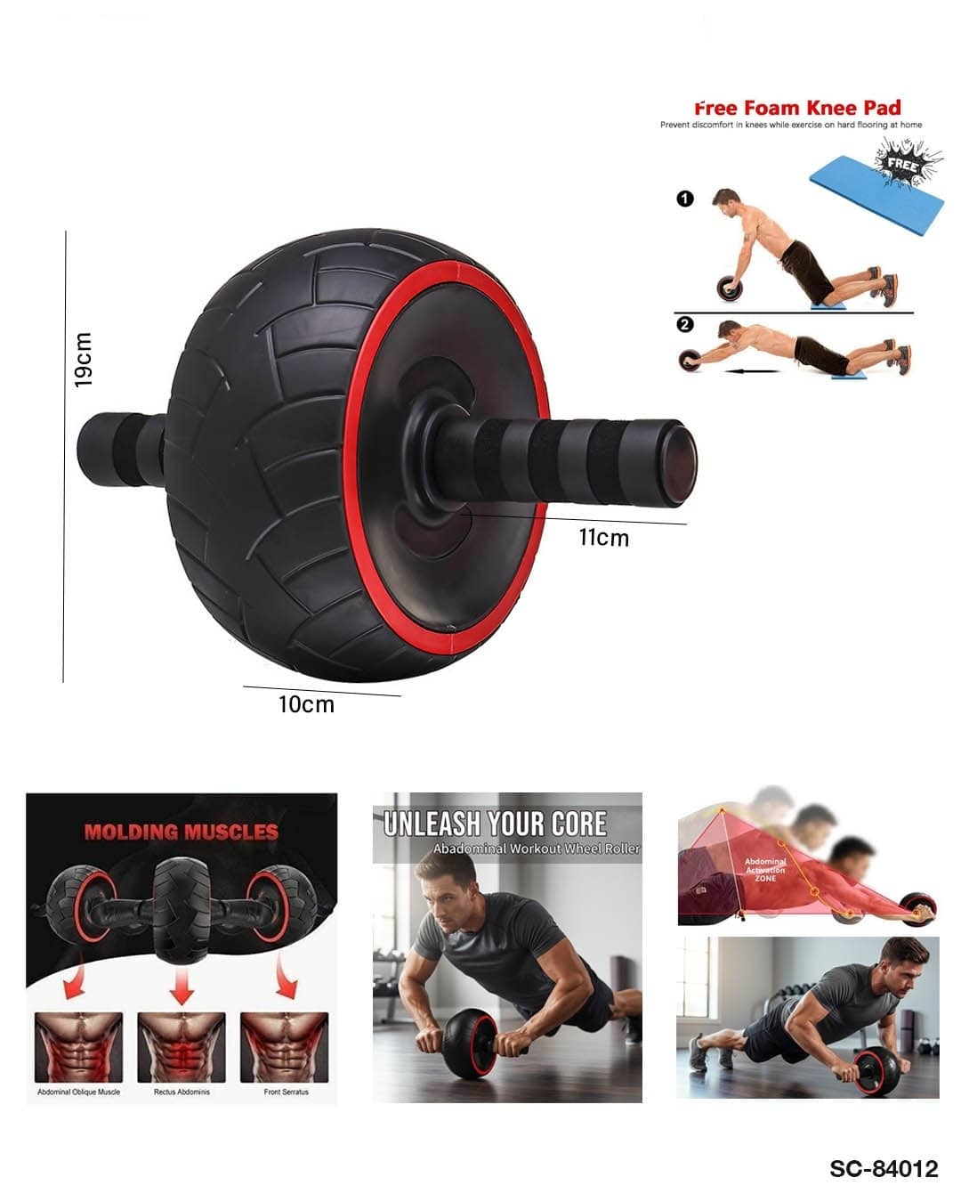 AB Wheel Roller Abdominal Exerciser – Chang Sport | SC-84012