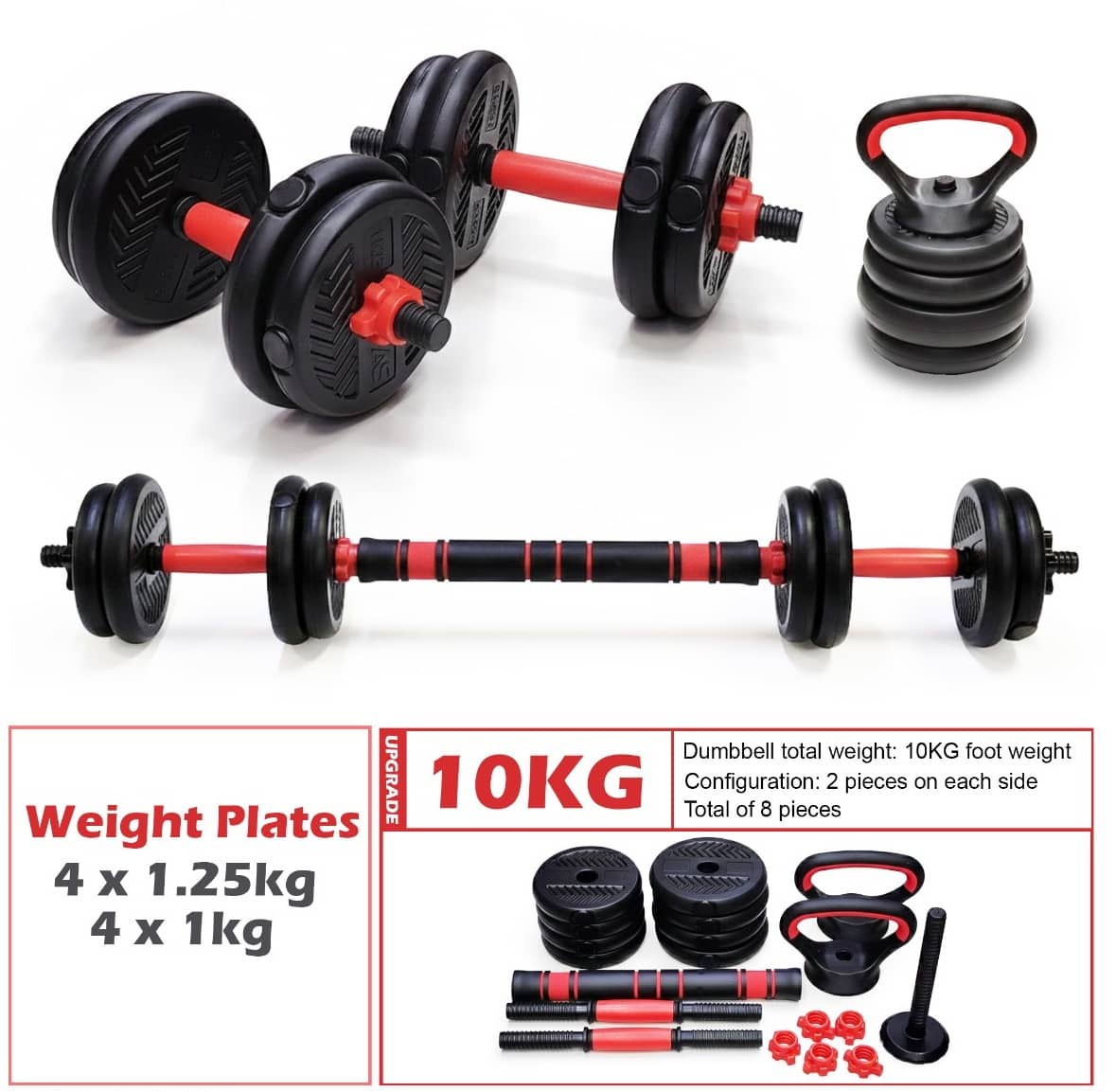 Multifunctional Dumbbell Set – 4-in-1"sc-80372"