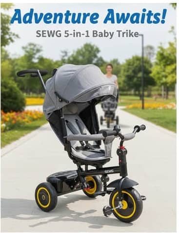 Kids Tricycle with Push Handle (TC234-02)