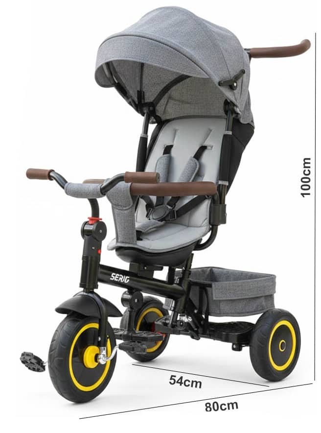 Kids Tricycle with Push Handle (TC234-03)