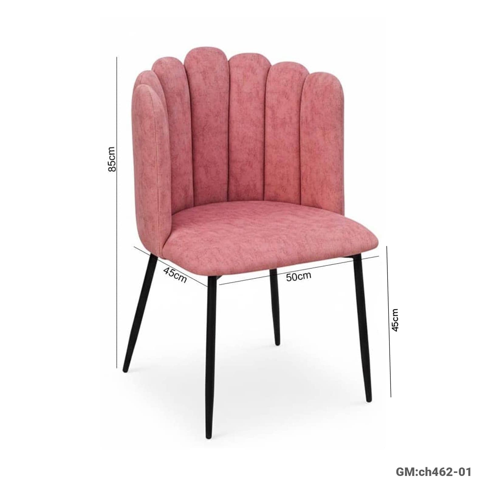 Vanity Chair with Back (Upholstered Vanity & Guest Chair) – ch462-01