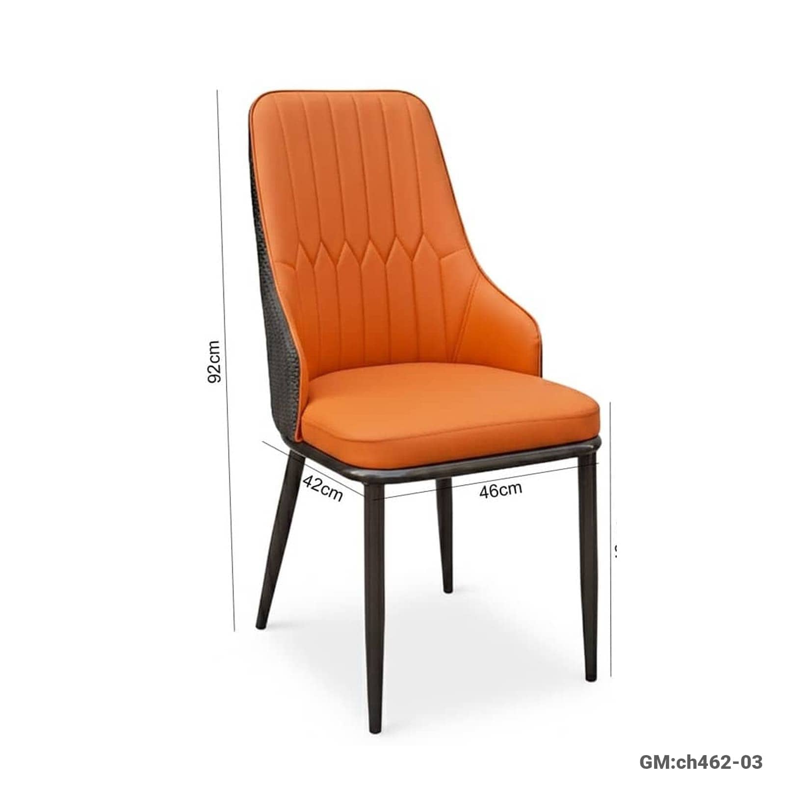 Lounge Side Chair (Upholstered Vanity & Guest Chair) – ch462-03