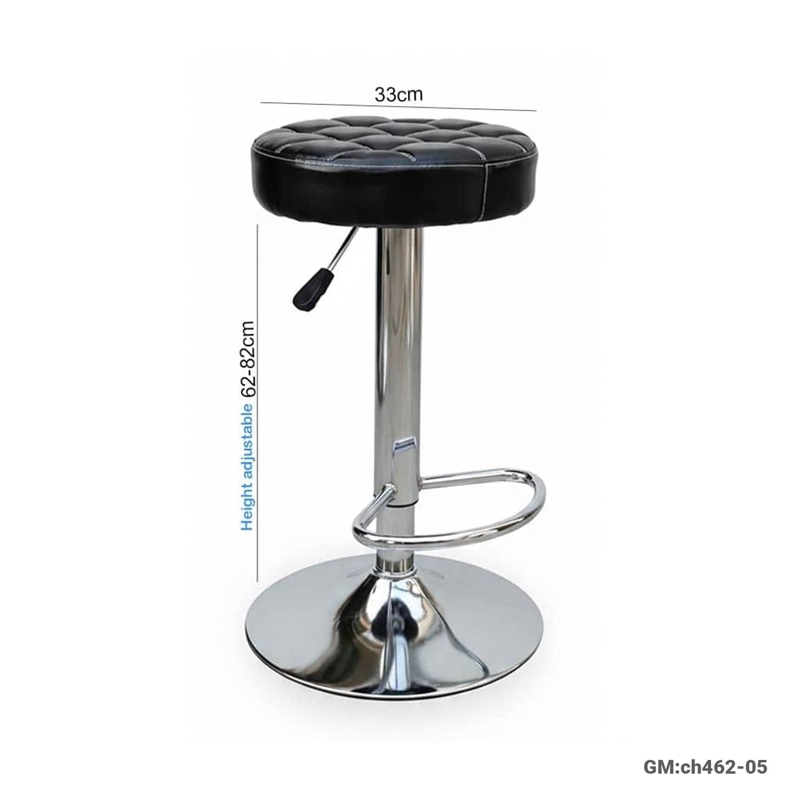 Revolving Stool Chair (Height Adjustable Bar Stool) – ch462-05