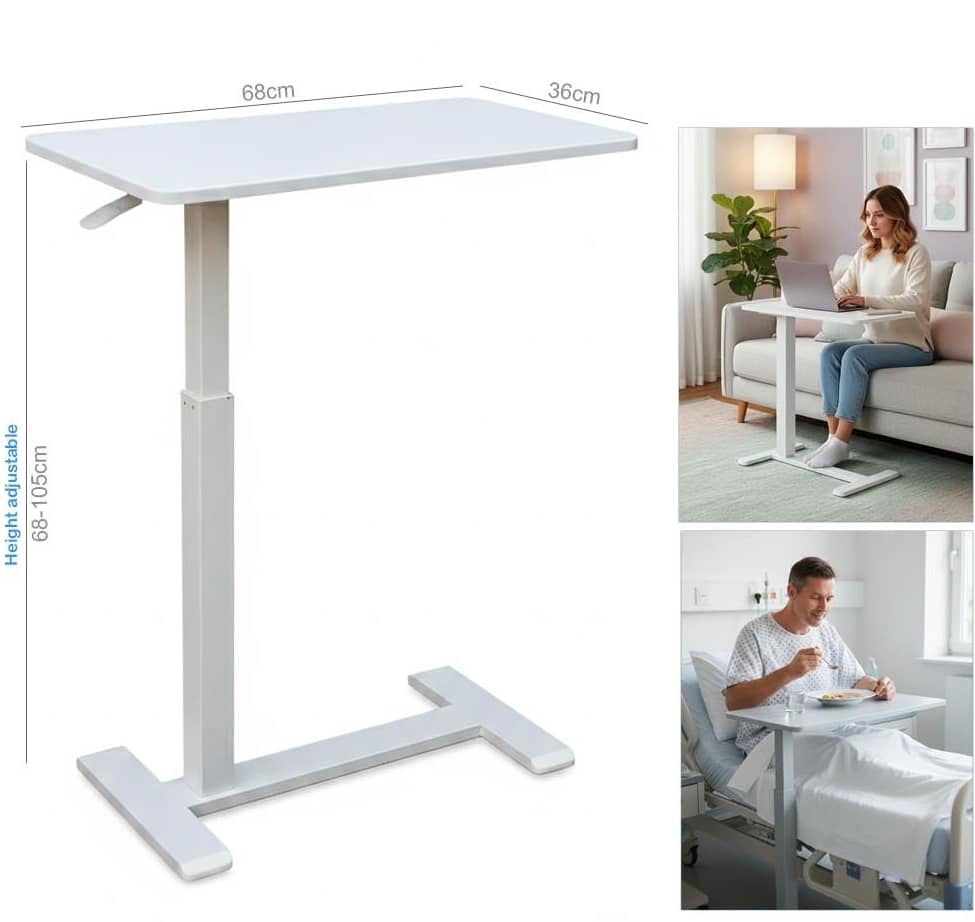 Overbed Table (Height Adjustable Laptop & Meal Table) – ma337-05