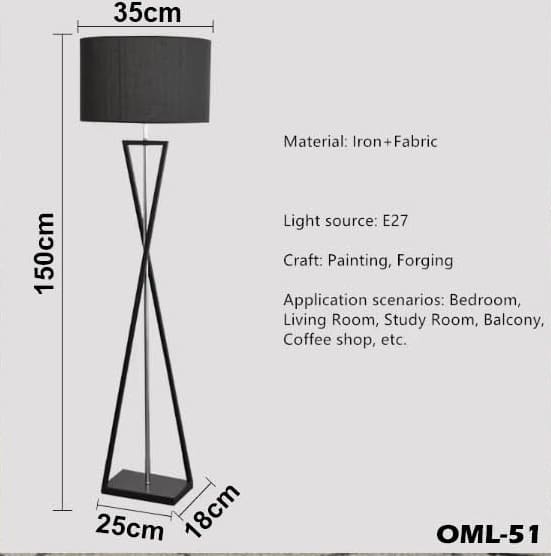 Modern Luxury Iron LED Floor Lamp for Home Decoration (OML-51)