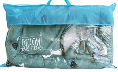 Baby Lounger Nest Bed Crib with Mosquito Net & Carry Bag – Portable Infant Sleep Cushion (ss156-02)