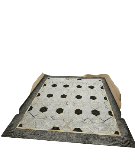 Modern Home Décor Carpet – Contemporary Geometric Area Rug for Living Rooms (300 × 400 cm) – DT-1166