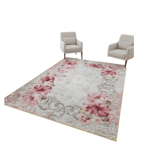 Modern Home Décor Carpet – Elegant Floral Area Rug for Living Rooms (300 × 200 cm) – DT-1163