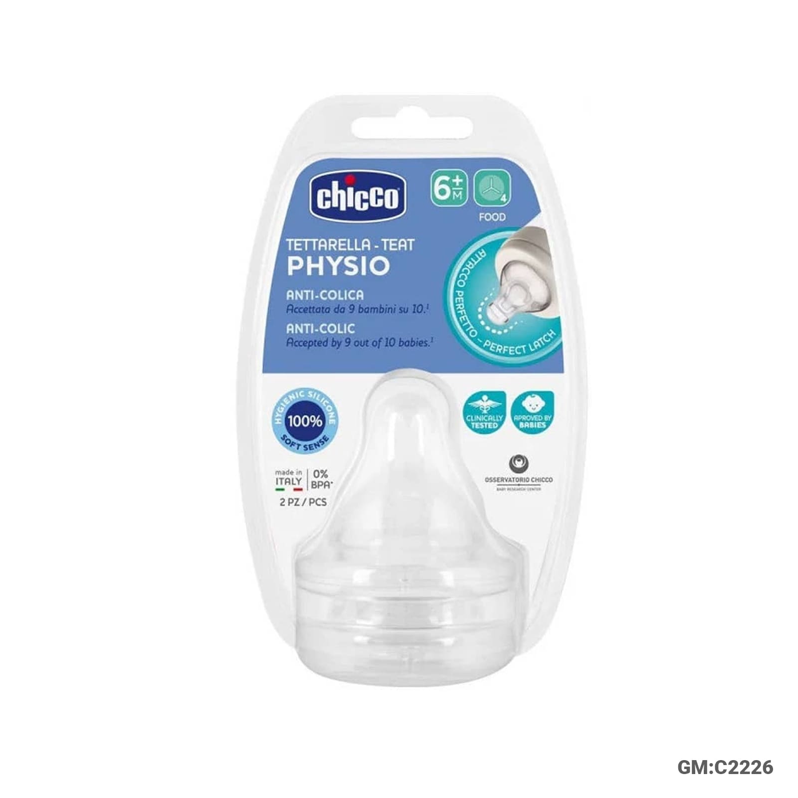 Chicco Physio Teats – Food Flow (C2226)