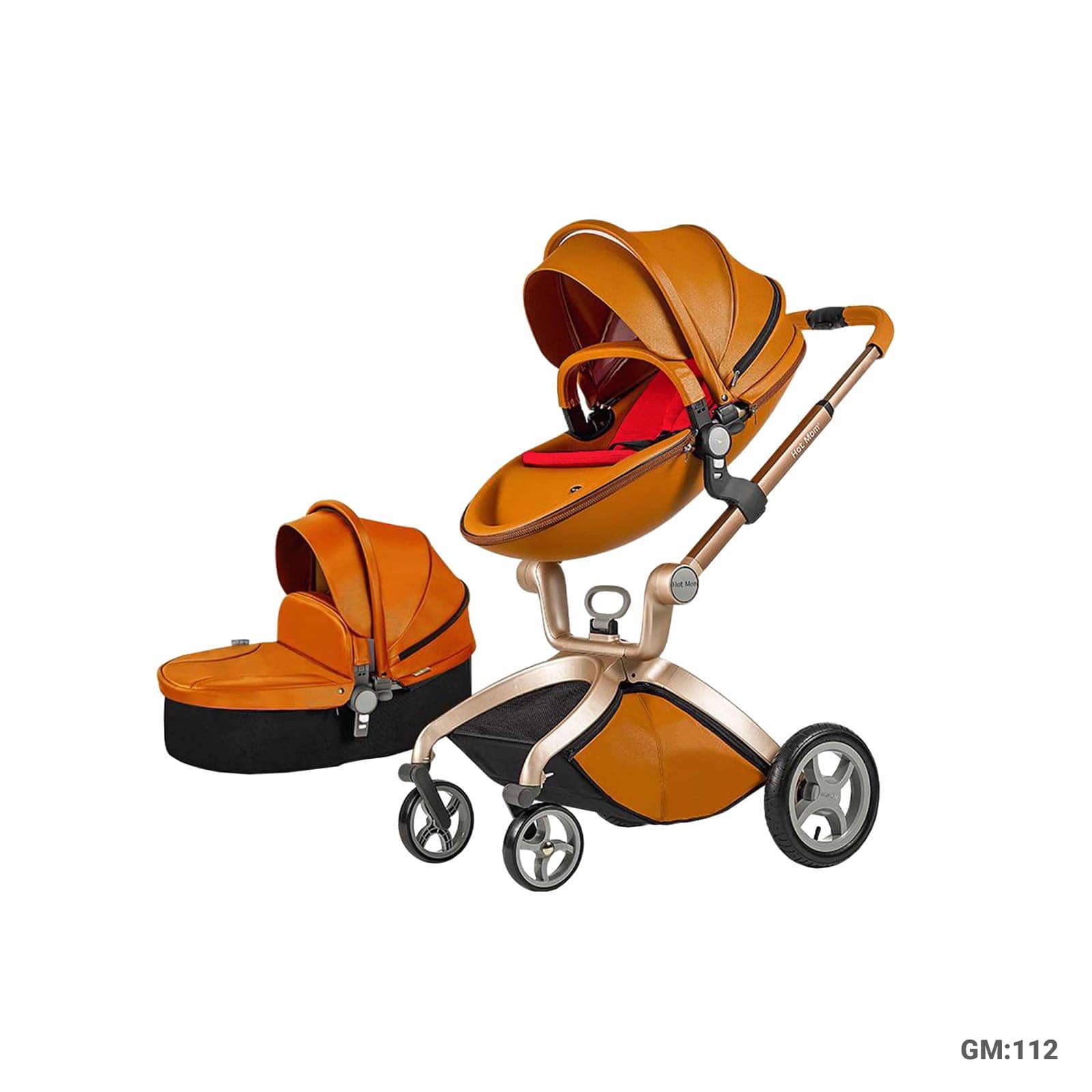HOT MOM 3 in 1 Luxury Single Stroller "112"