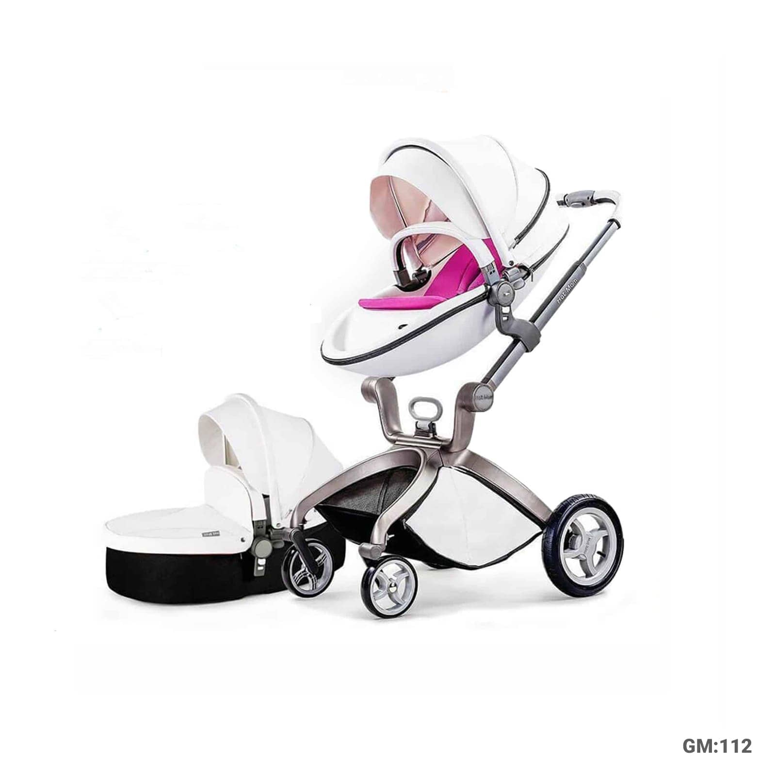 HOT MOM 3 in 1 Luxury Single Stroller "112"