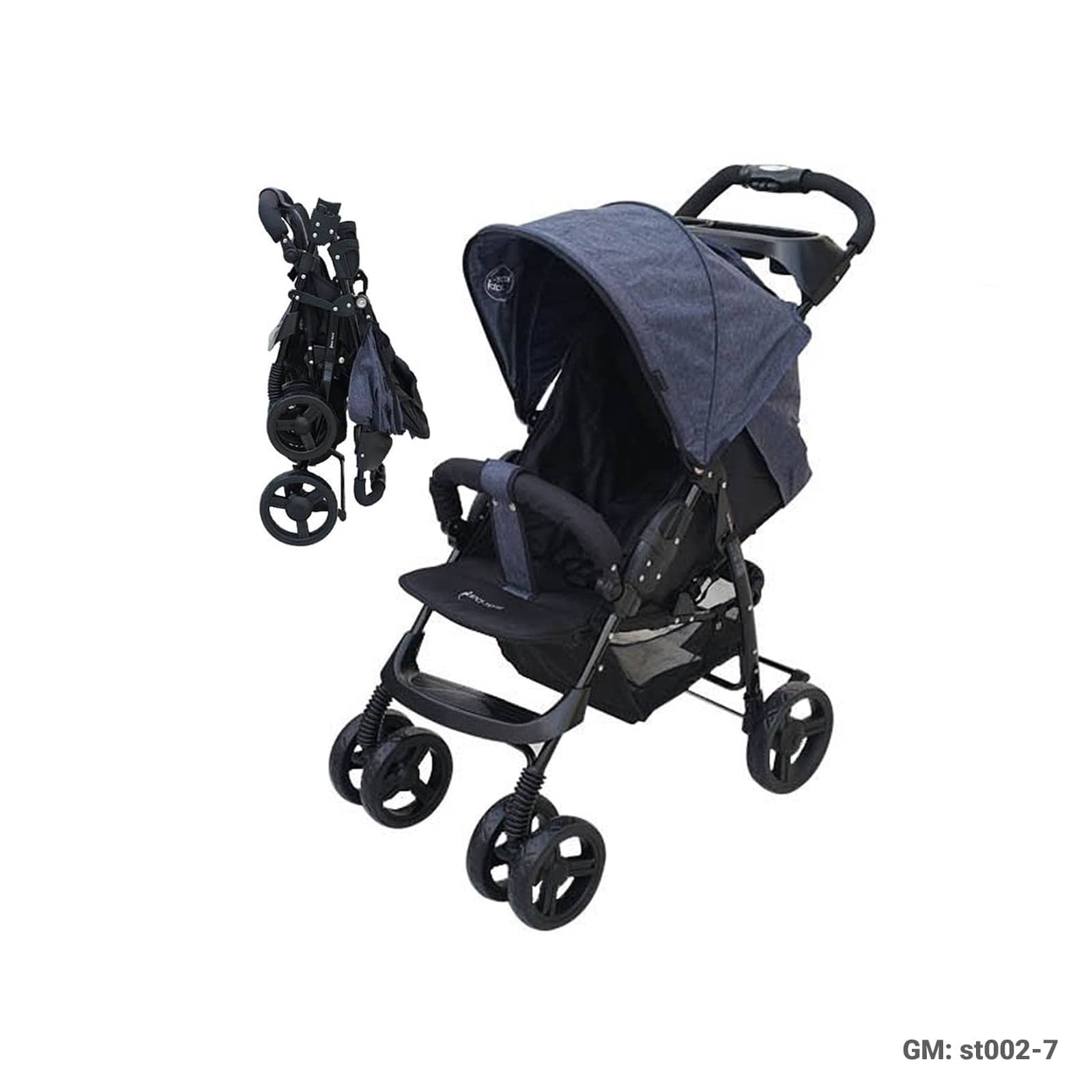 Knorr-Baby Lightweight Foldable Stroller | Suitable for 0–36M | Max Capacity 16kg – Compact Baby Travel Stroller "st002-7"