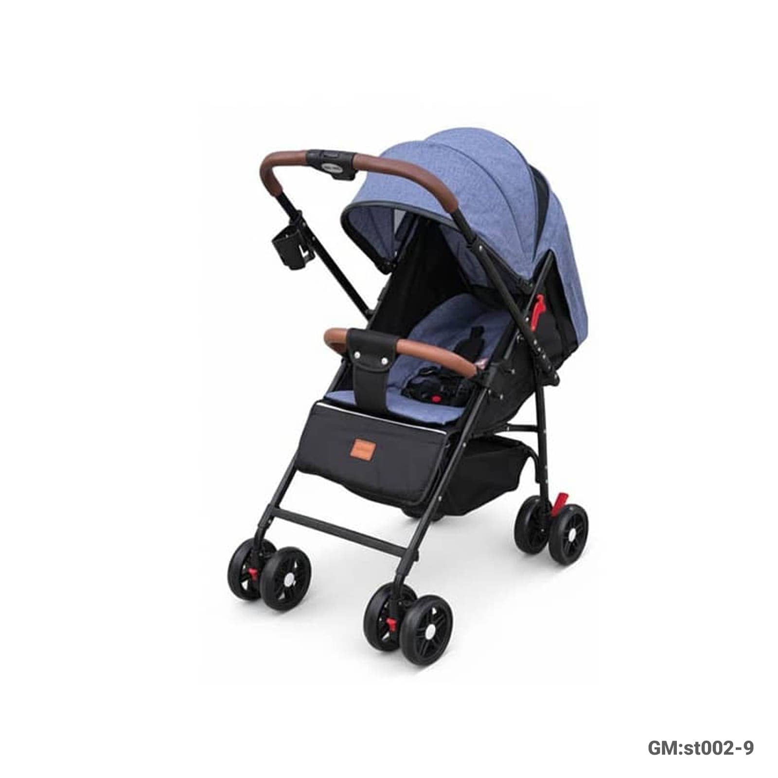 Glory Baby Stroller with Foldable Design, Canopy, and Storage Basket – ST002-9