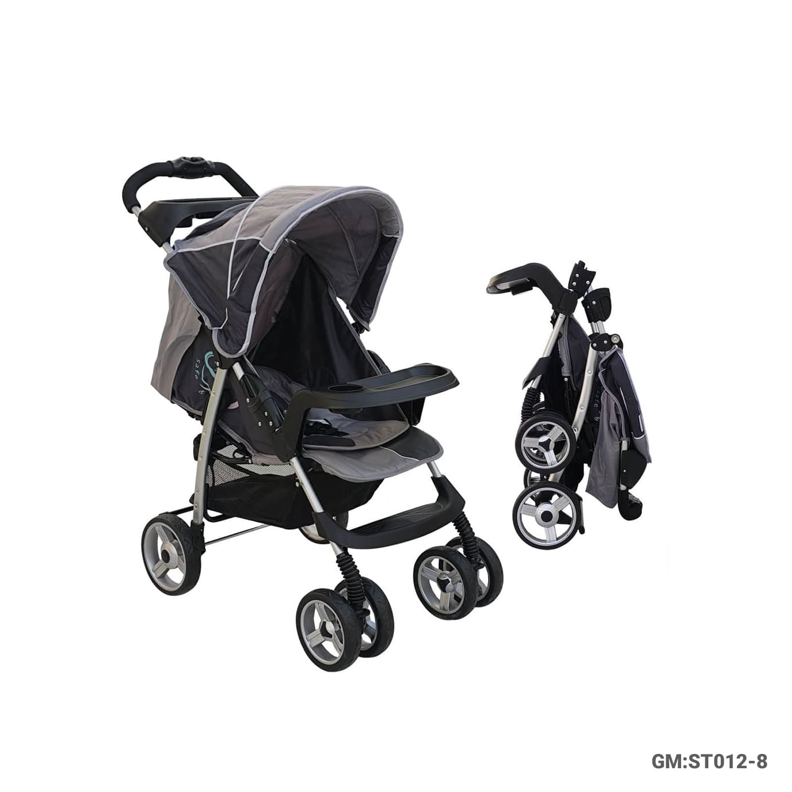 عربة أطفال قابلة للطي - تصميم خفيف الوزن ومدمج للرضع - "st012-8"