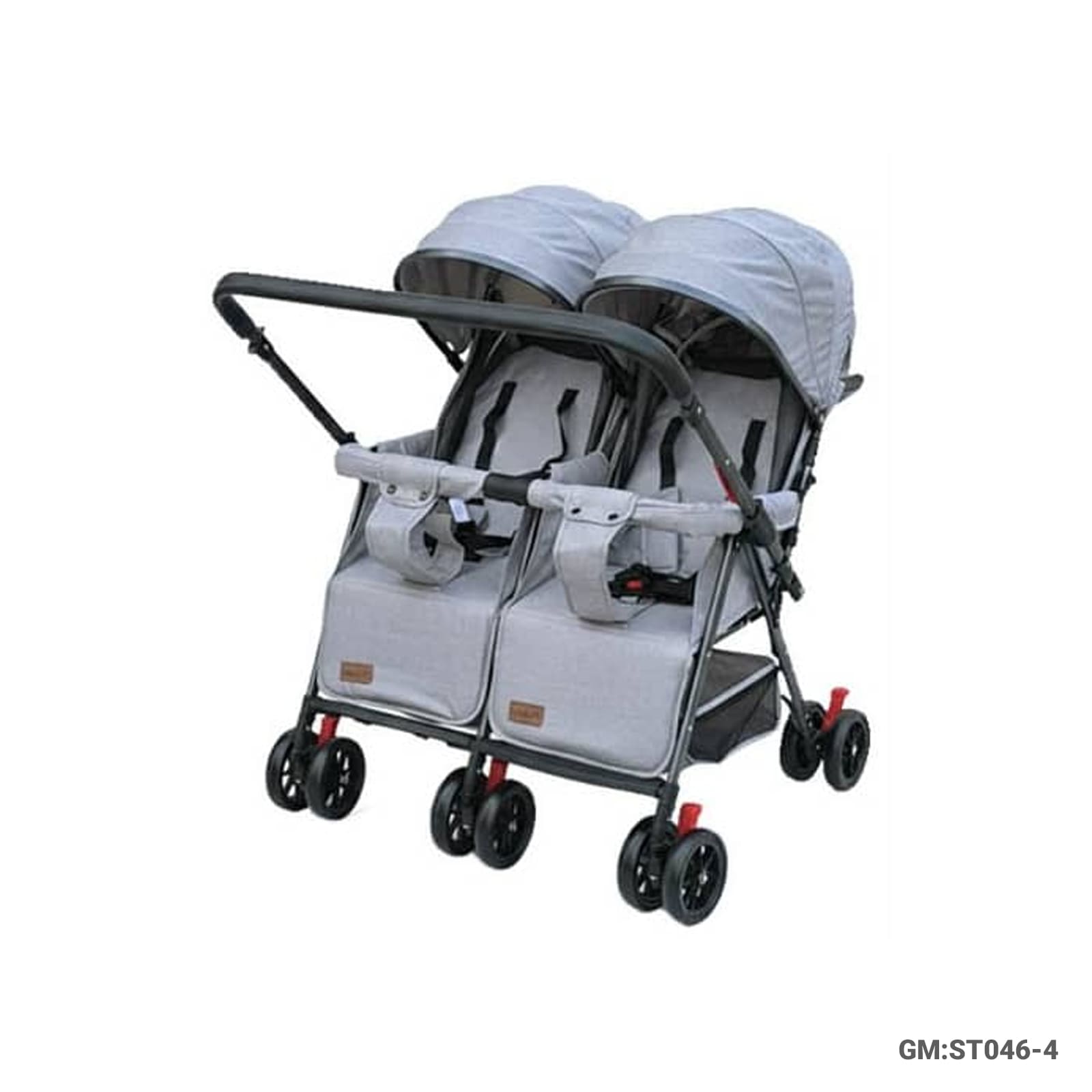 Twin Baby Stroller with Lightweight Frame, Dual Seats, and Sun Canopies – ST046-4