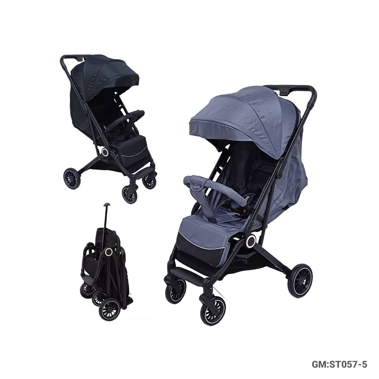 عربة أطفال قابلة للطي مدمجة بغطاء "st057-5"