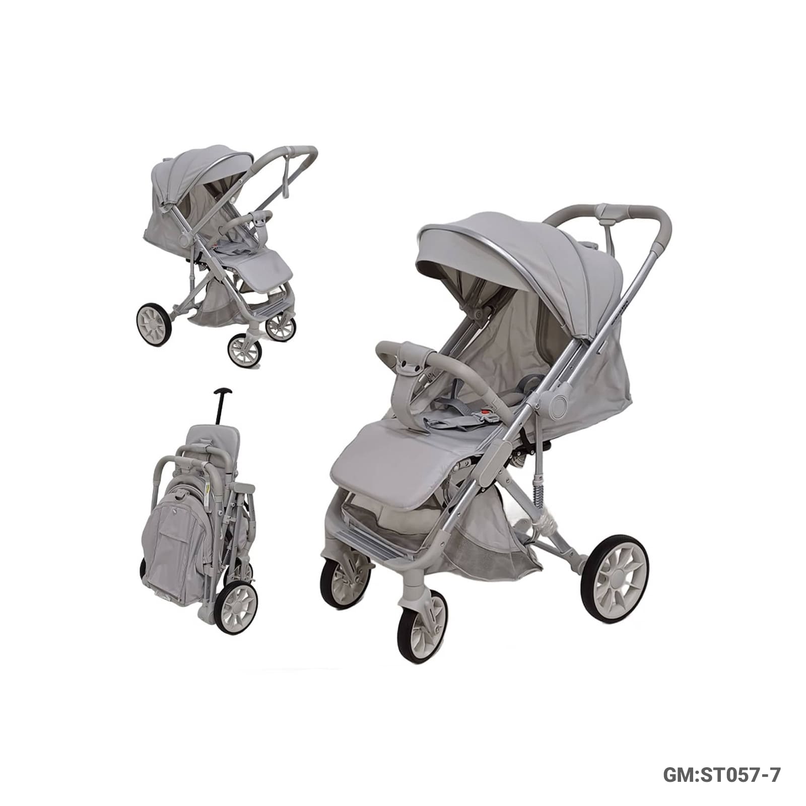 Baby Stroller Foldable Travel Design with Adjustable Canopy – ST057-7