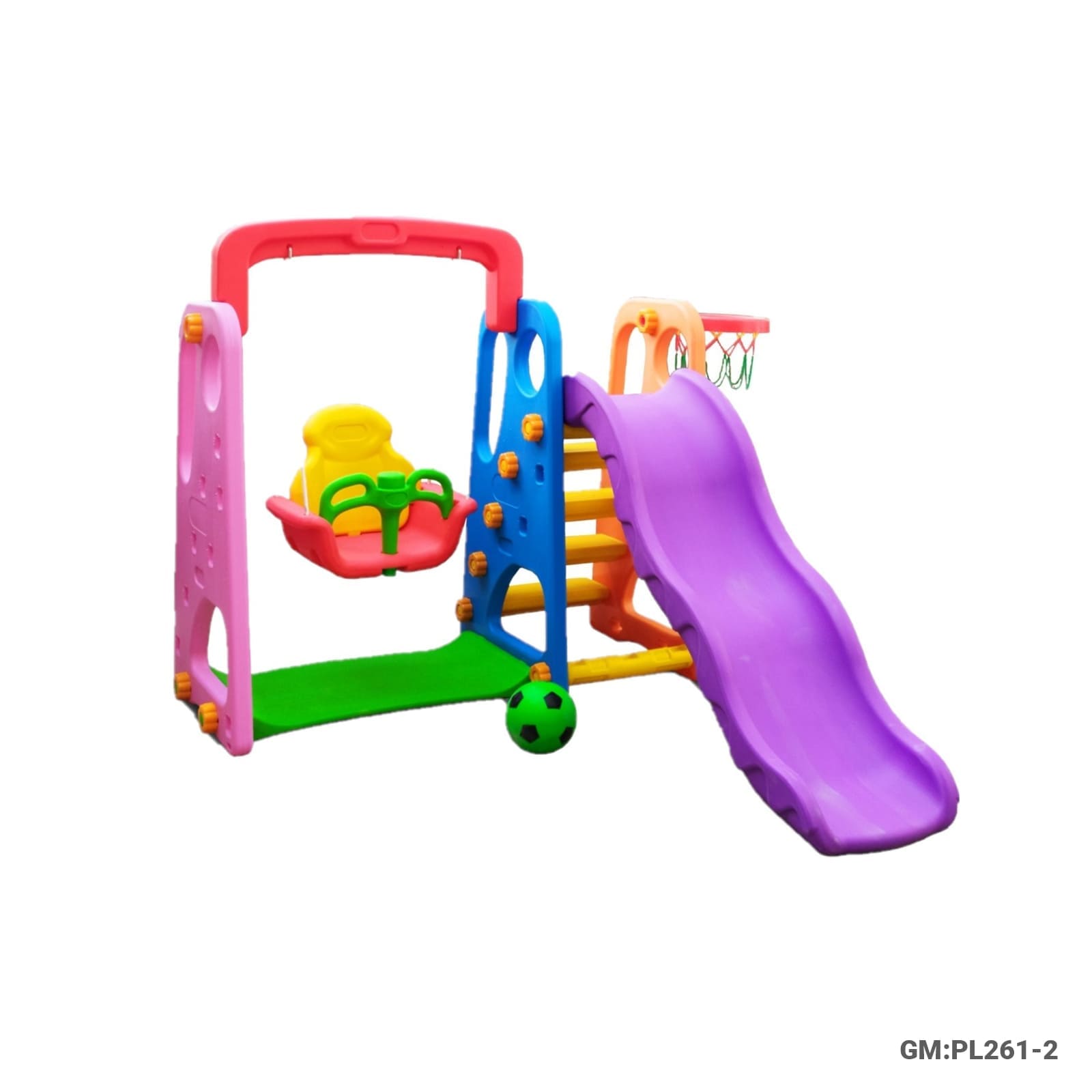 New 3 in 1 Colored Playground for children "PL261-2"